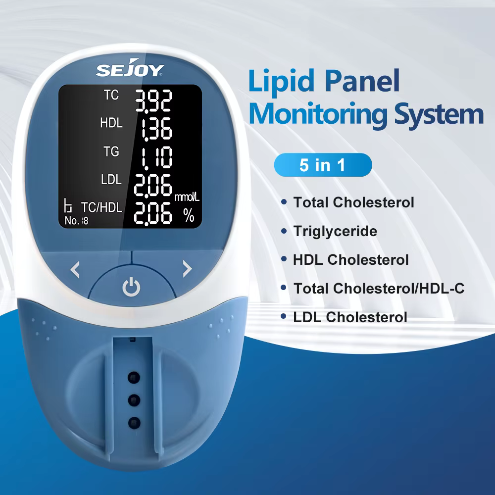 5 in1 Blood Lipid Analyzer Total Cholesterol (TC)&high density lipoprotein cholesterol (HDL) &triglyceride (TG) cholesterol LDL 5 in1 Blood Lipid Analyzer Total Cholesterol (TC)&high density lipoprotein cholesterol (HDL) &triglyceride (TG) cholesterol LDL